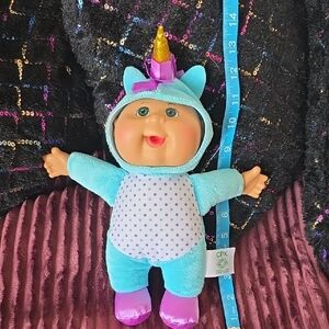 Cabbage Patch Kids UNICORN BLUE PURPLE POLKA DOT